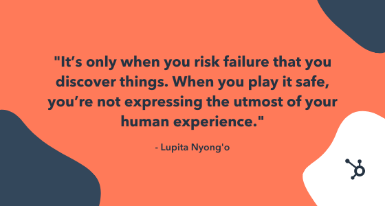 quotes about learning from failure: lupita nyong'o